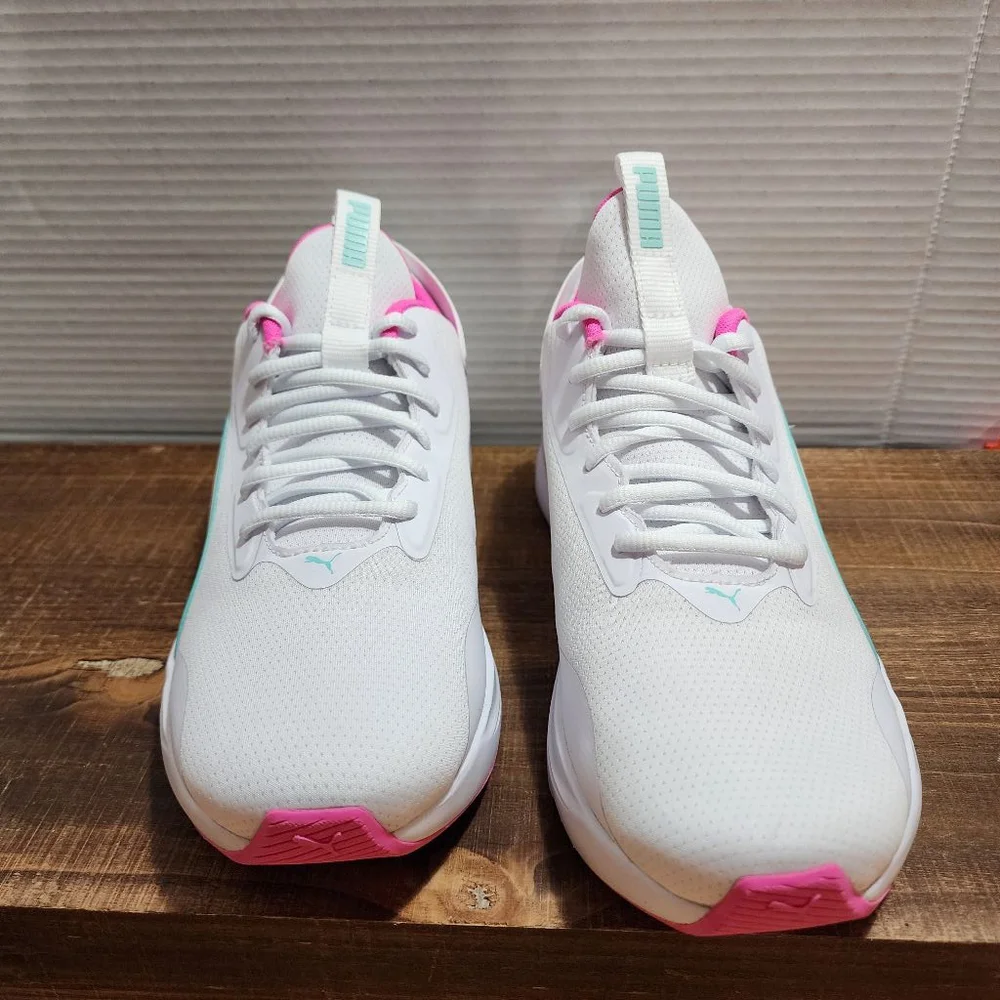 Women's Puma Softride Sneakers, Size 8, White & Pink - New whitout tags - Picture 10 of 11